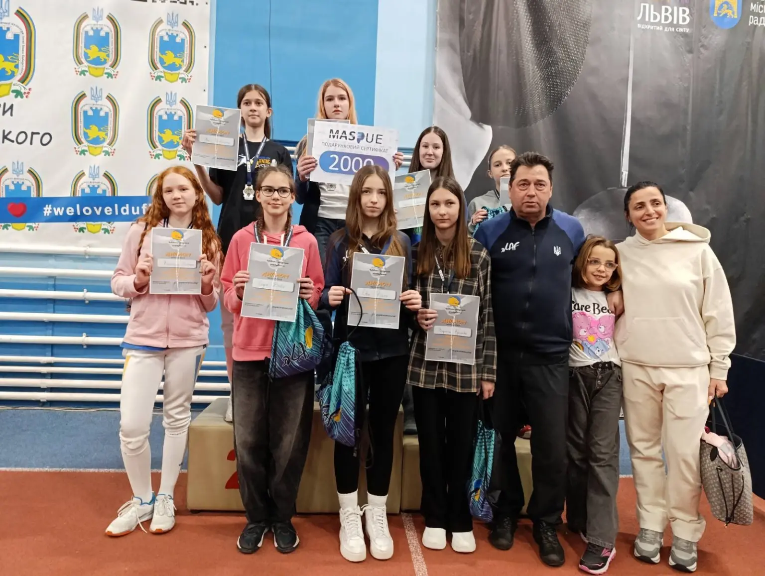 Тернопільські фехтувальниці завоювали медалі на Всеукраїнському етапі ліги пам’яті В. Миронюка Тернопільські фехтувальниці завоювали медалі на Всеукраїнському етапі ліги пам’яті В. Миронюка