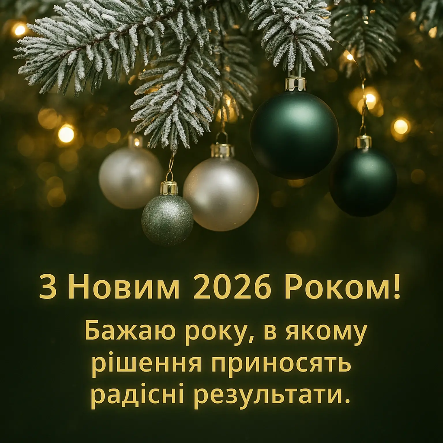 Привітання з новим роком 2026 своїми словами Привітання з новим роком 2026 своїми словами