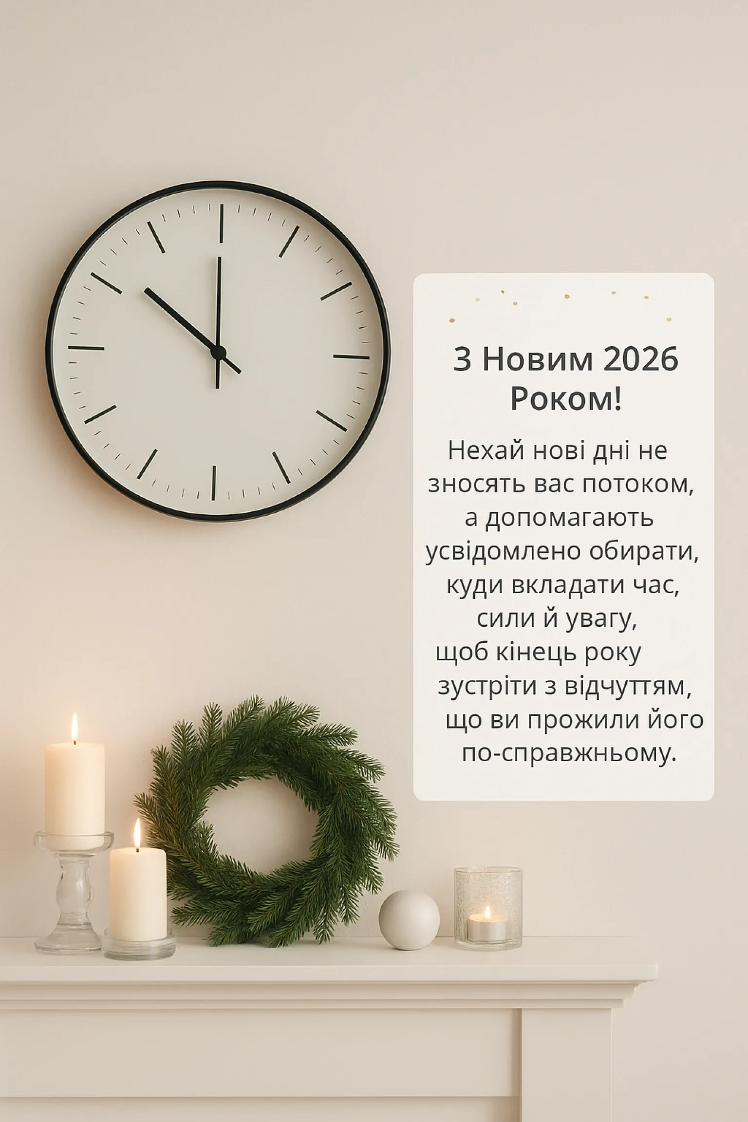 Привітання з новим роком 2026 своїми словами Привітання з новим роком 2026 своїми словами