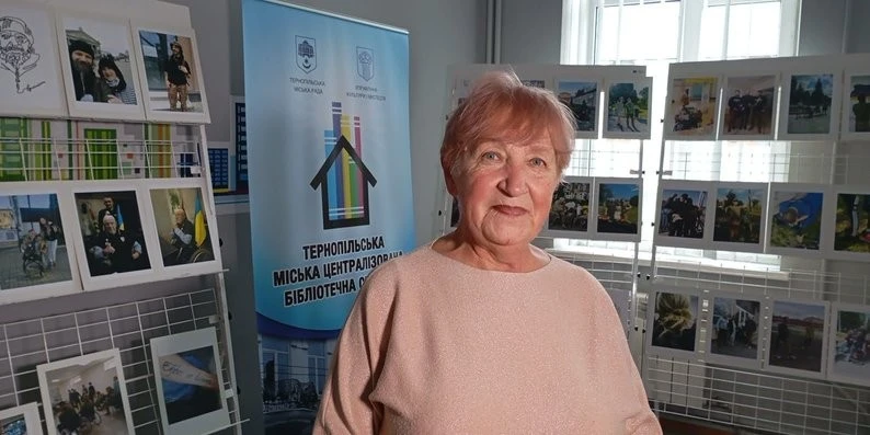 У Тернополі відкрили виставку, що показує війну очима Валентини Загнетової У Тернополі відкрили виставку, що показує війну очима Валентини Загнетової