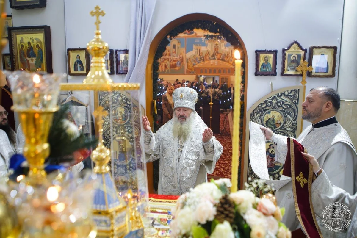 Різдвяна служба у Голосієві на тлі слідства проти митрополита Павла