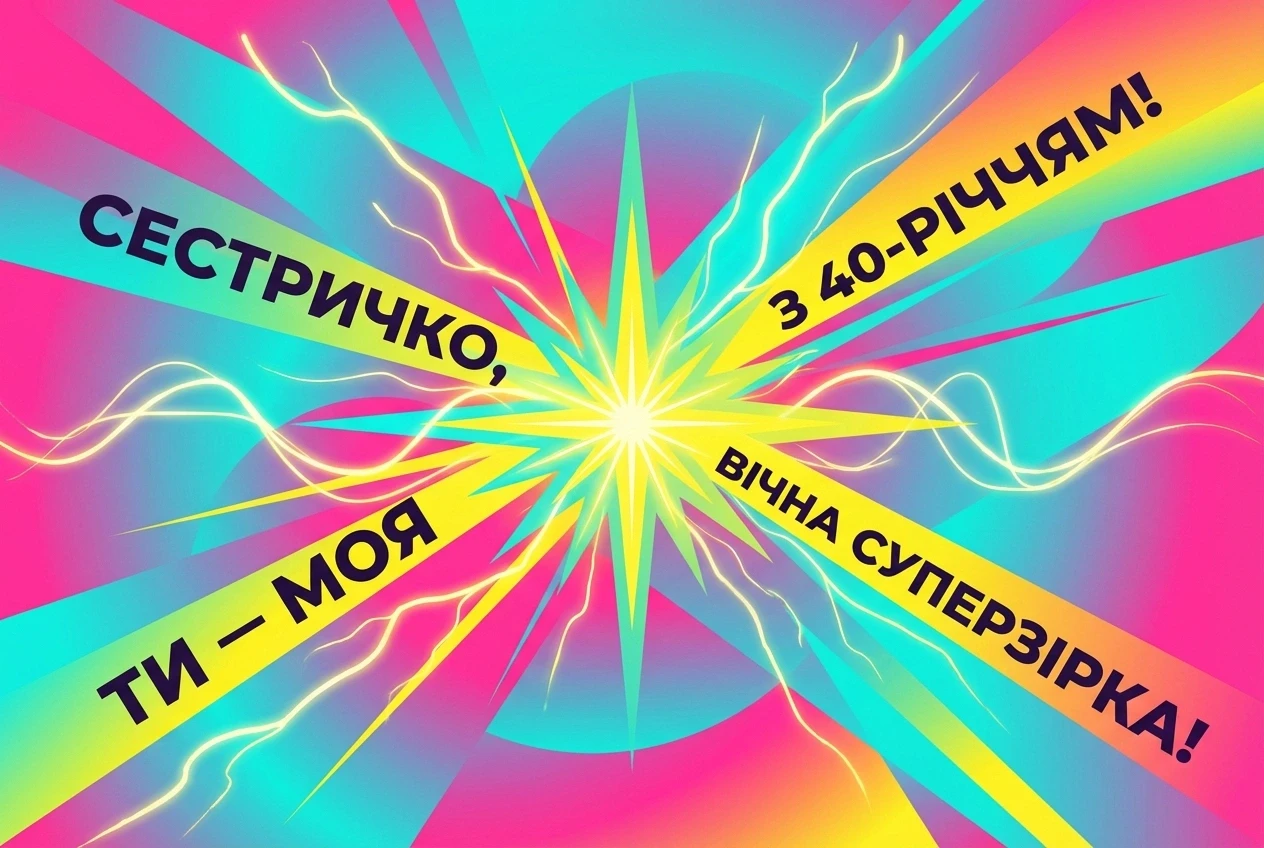 з ювілеєм 40 років сестрі з ювілеєм 40 років сестрі