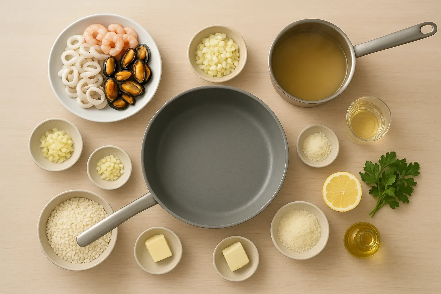 різото з морепродуктами різото з морепродуктами
