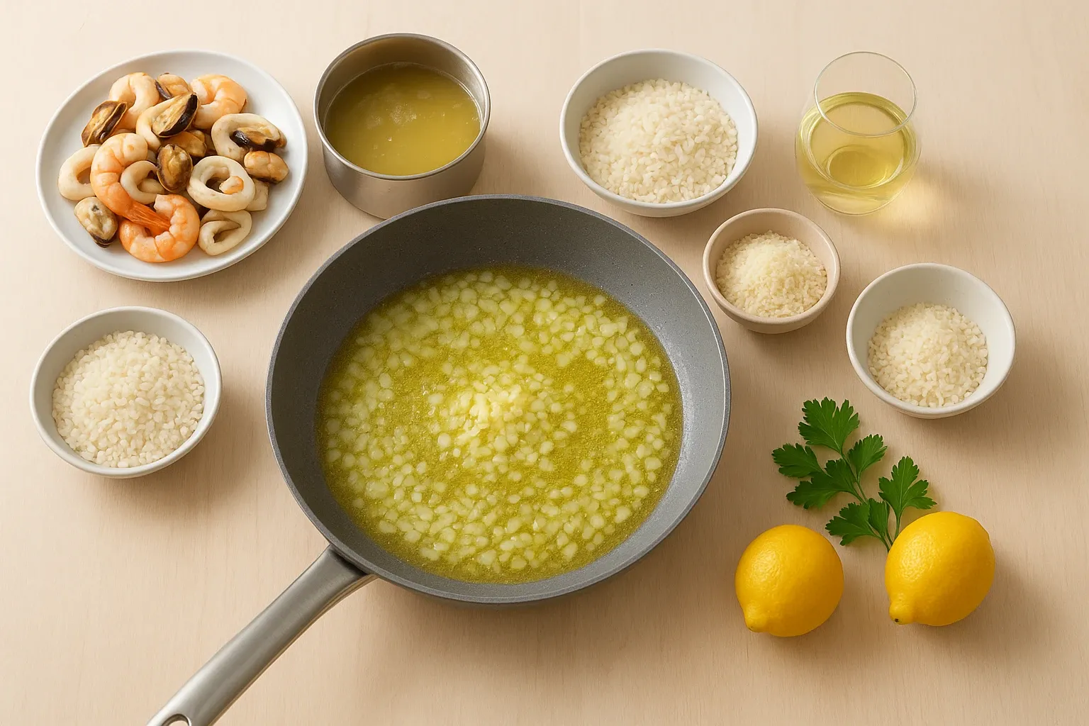 різото з морепродуктами різото з морепродуктами