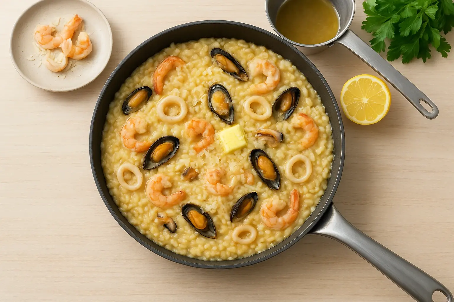 різото з морепродуктами різото з морепродуктами