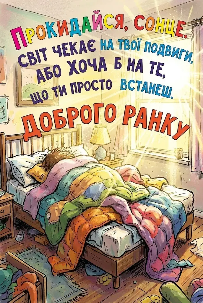 Доброго ранку: прикольні картинки українською для бадьорого настрою