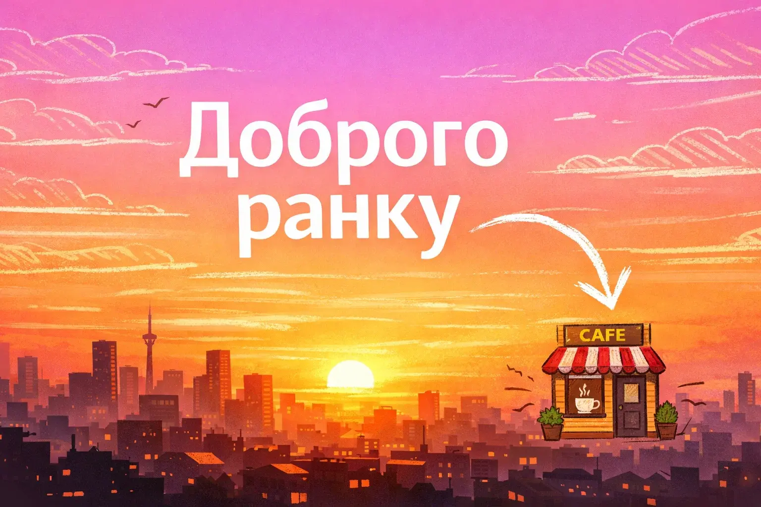 Доброго ранку: прикольні картинки українською для бадьорого настрою