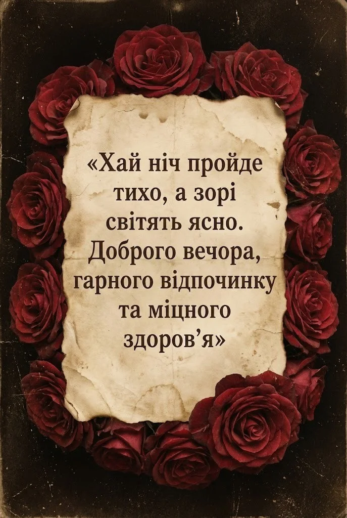 Доброго вечора і спокійної ночі: найкращі картинки та душевні побажання для затишного відпочинку