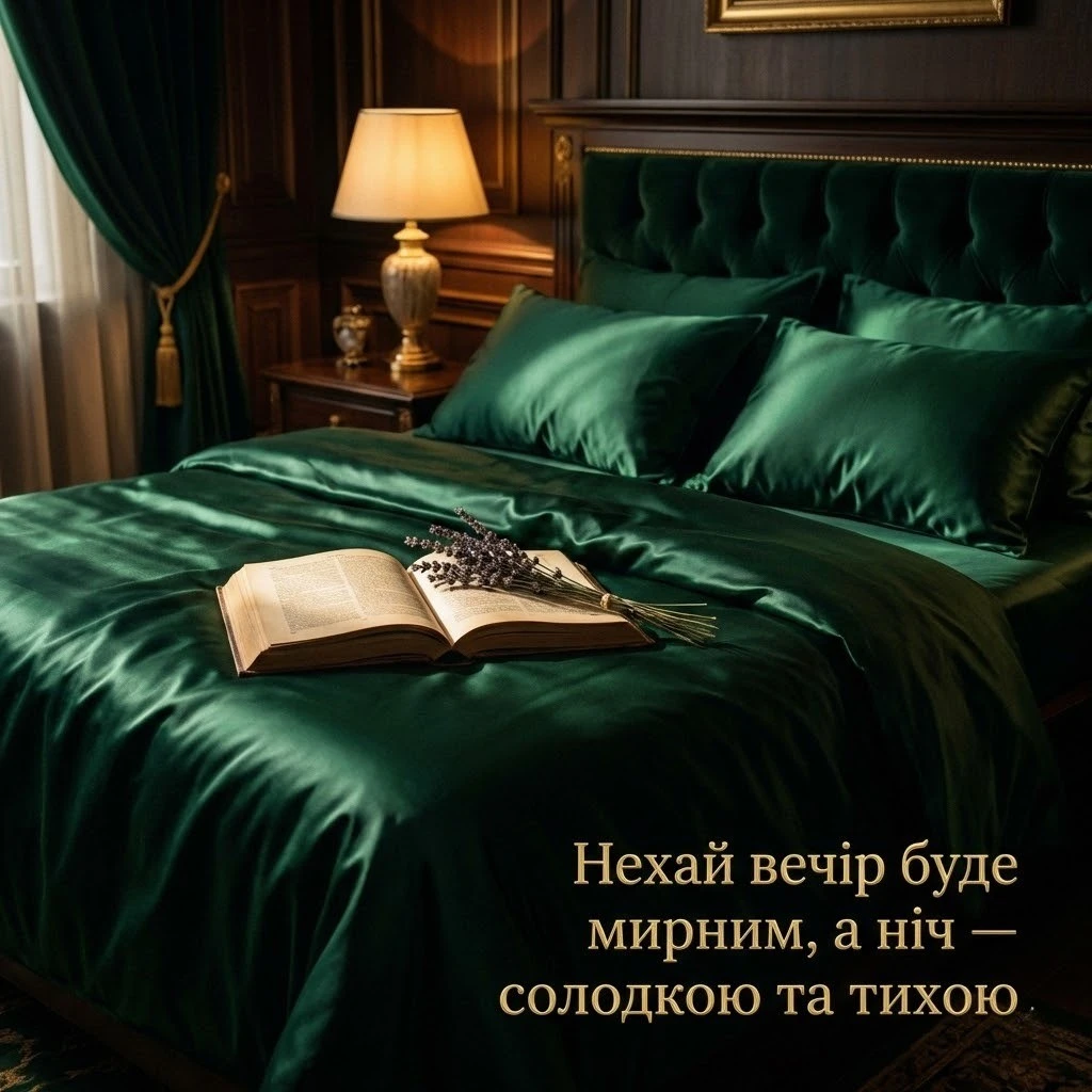 Доброго вечора і спокійної ночі: найкращі картинки та душевні побажання для затишного відпочинку