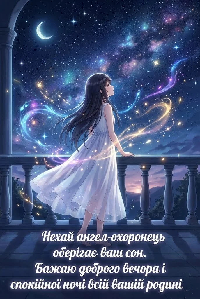 Доброго вечора і спокійної ночі: найкращі картинки та душевні побажання для затишного відпочинку