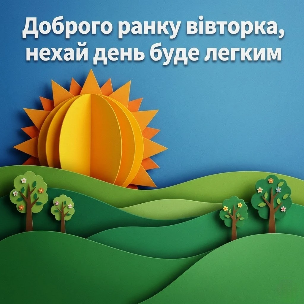 Доброго ранку вівторка: душевні побажання та найкрасивіші листівки для гарного настрою