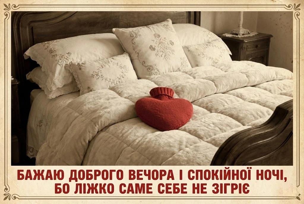 Мудрі побажання доброго вечора та спокійної ночі: красиві картинки та душевні листівки для близьких