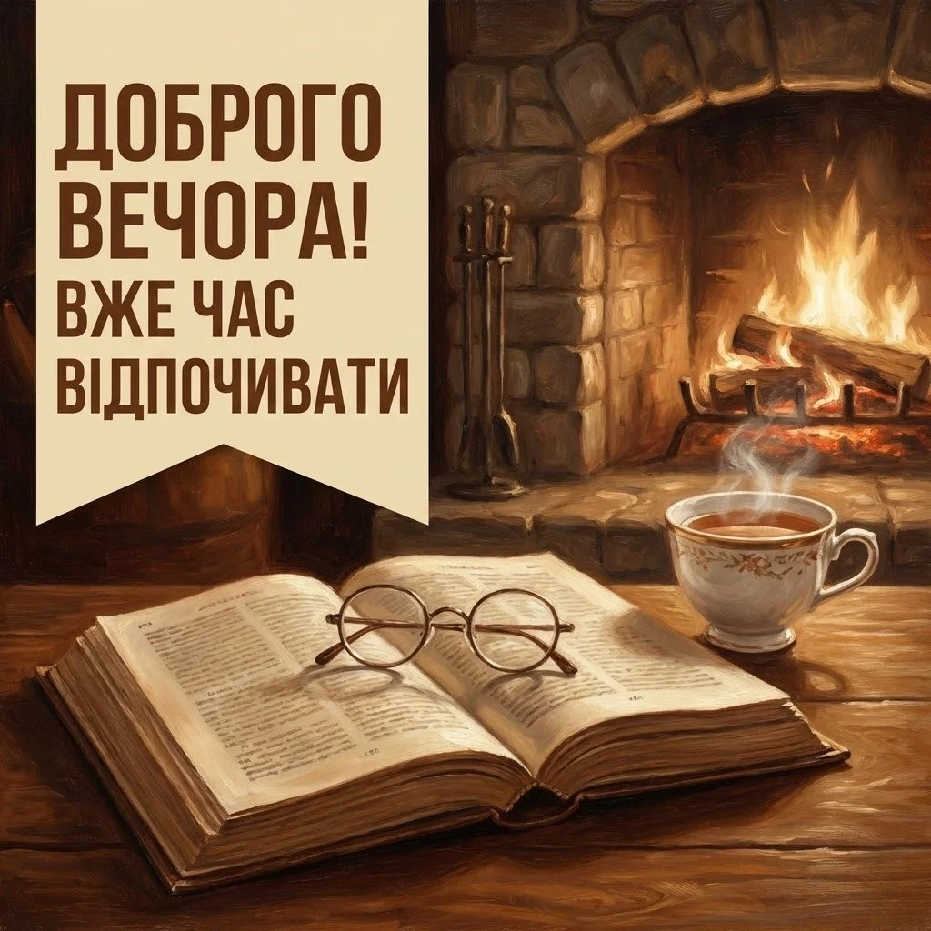 Мудрі побажання доброго вечора та спокійної ночі: красиві картинки та душевні листівки для близьких