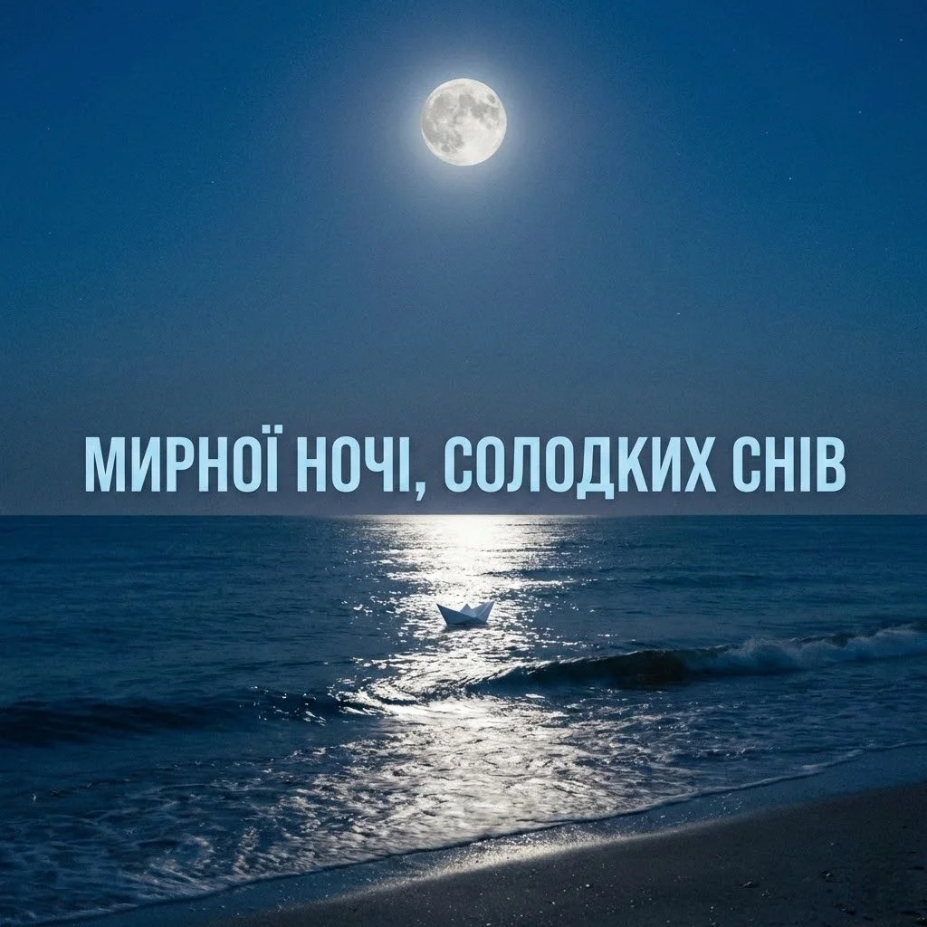 Мудрі побажання доброго вечора та спокійної ночі: красиві картинки та душевні листівки для близьких