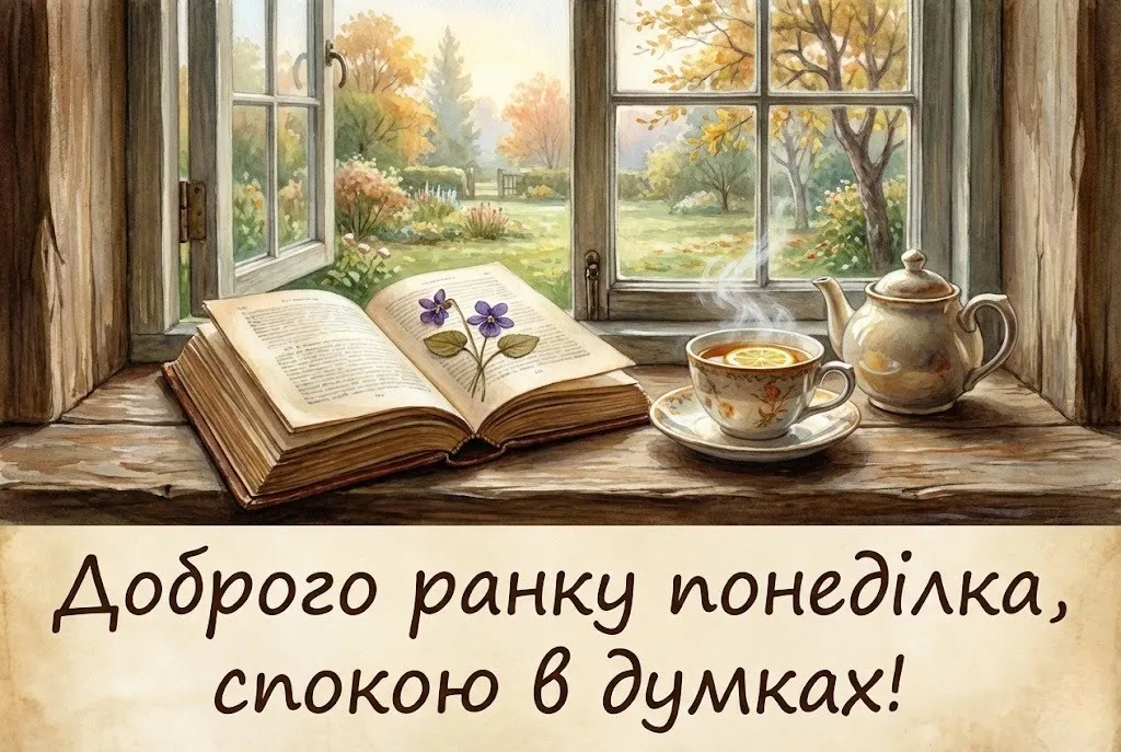 Доброго ранку понеділка: картинки та листівки для натхненного початку тижня