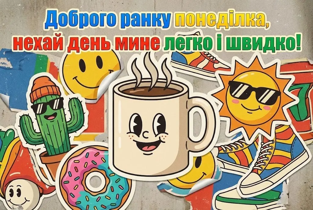 Доброго ранку понеділка: картинки та листівки для натхненного початку тижня