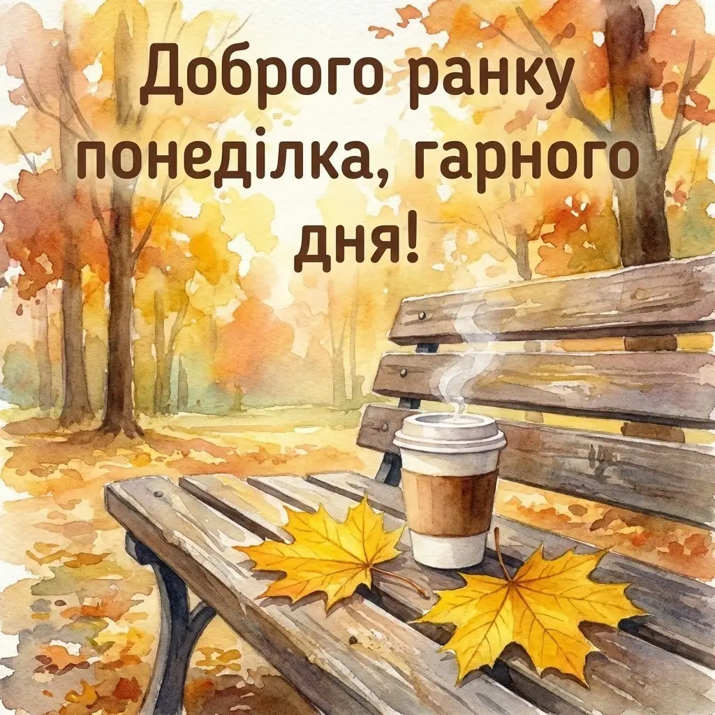 Доброго ранку понеділка: картинки та листівки для натхненного початку тижня