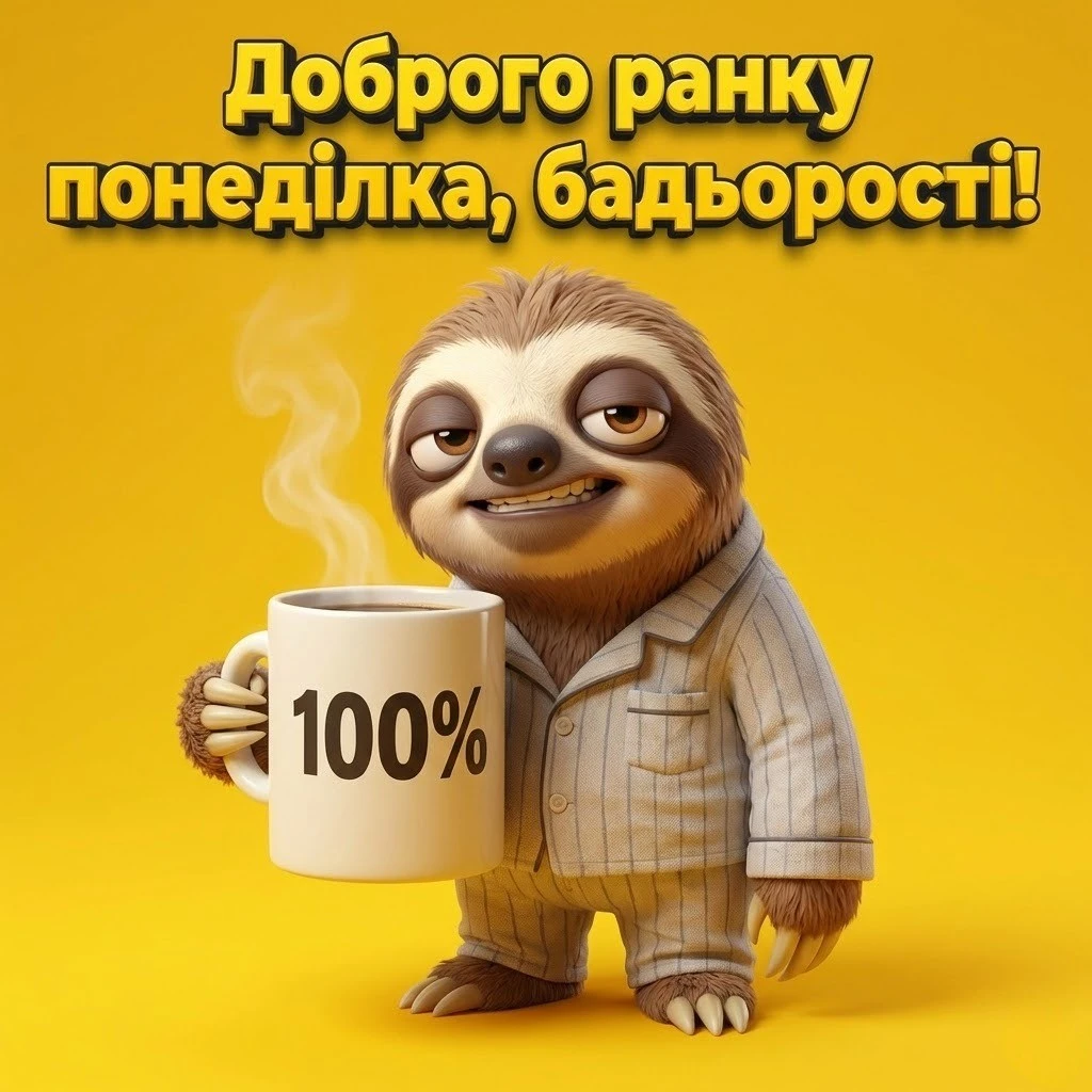 Доброго ранку понеділка: картинки та листівки для натхненного початку тижня