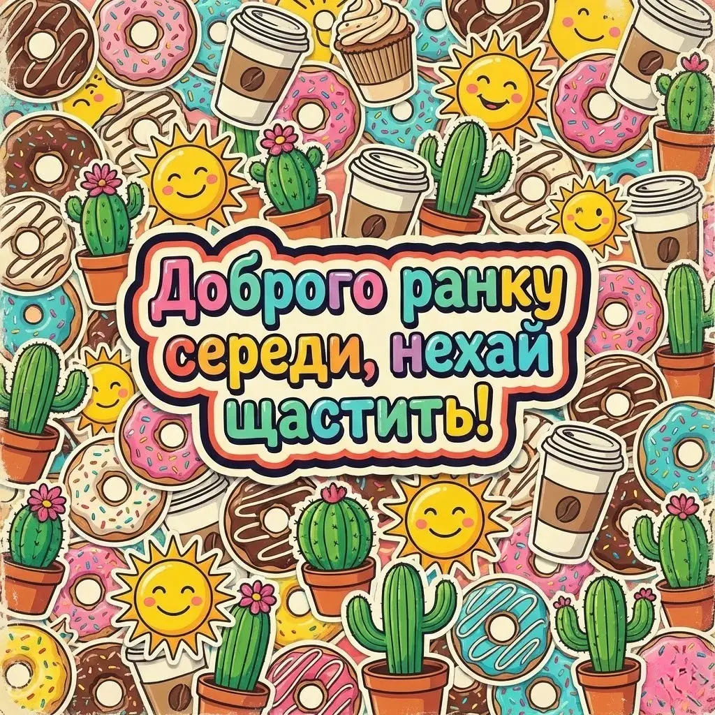 Доброго ранку середи та прикольні картинки для бадьорого настрою на весь день