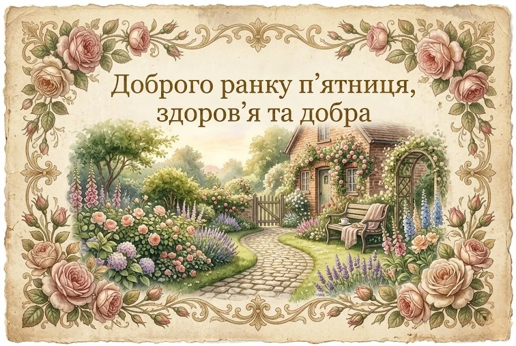Доброго ранку п’ятниця: душевні картинки та найкращі побажання до вихідних