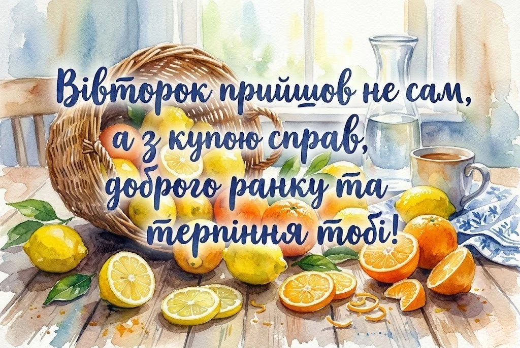 Доброго ранку вівторка: прикольні картинки для позитивного настрою