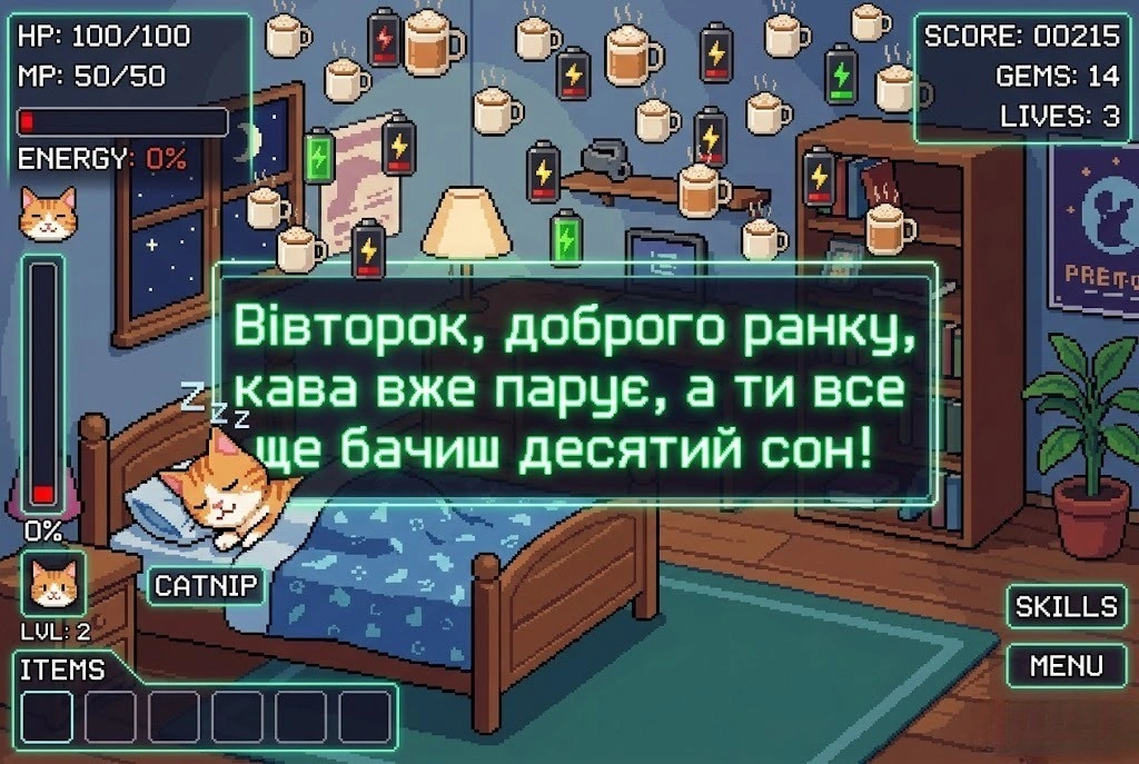 Доброго ранку вівторка: прикольні картинки для позитивного настрою