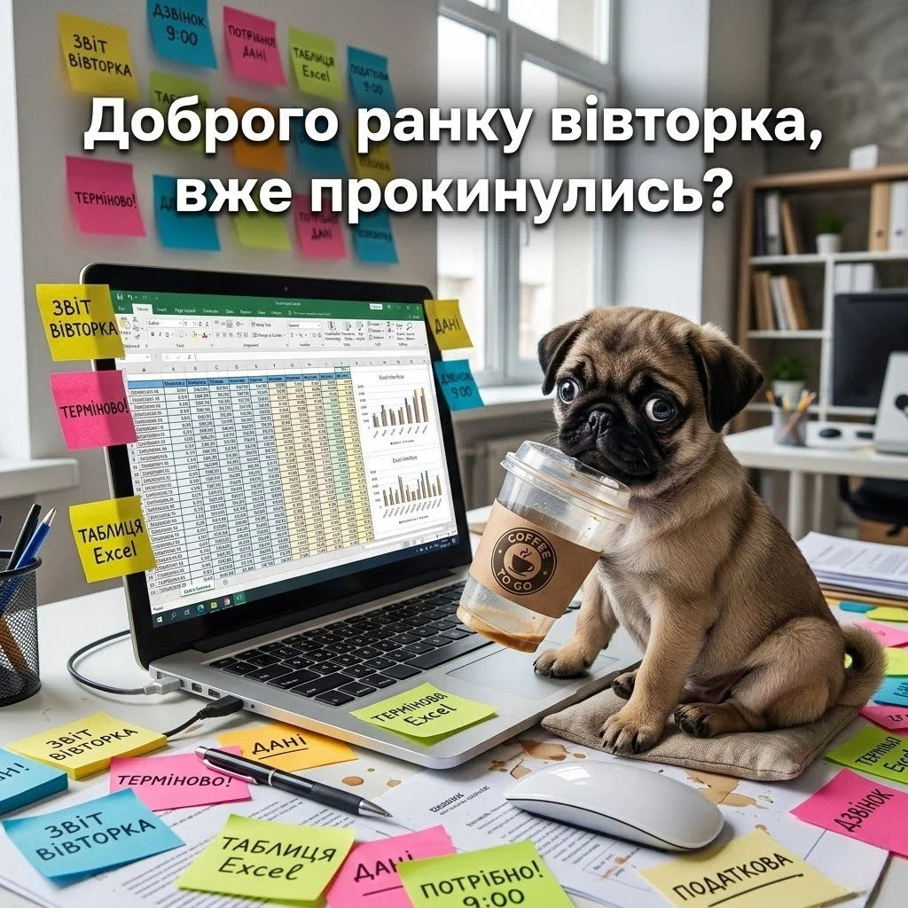Доброго ранку вівторка: прикольні картинки для позитивного настрою