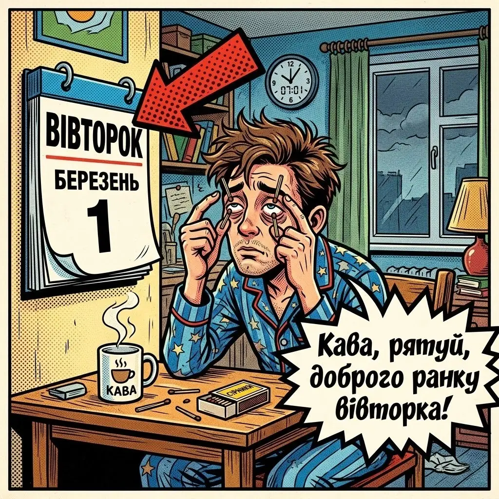Доброго ранку вівторка: прикольні картинки для позитивного настрою