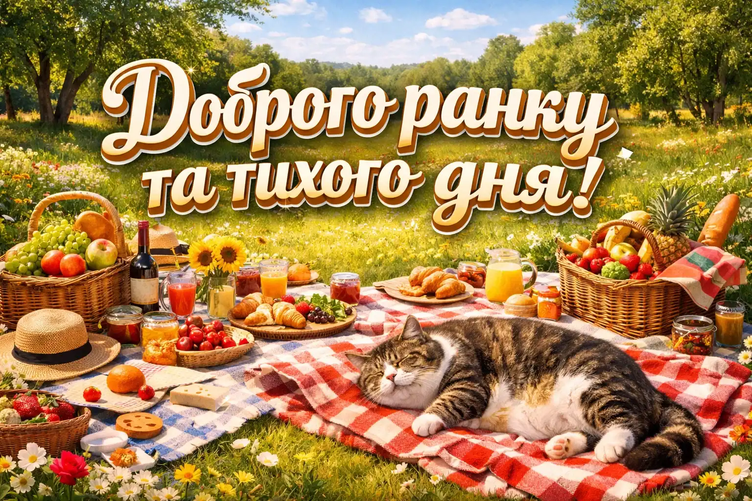 Доброго ранку та тихого дня з найкращими картинками та душевними листівками для гарного настрою
