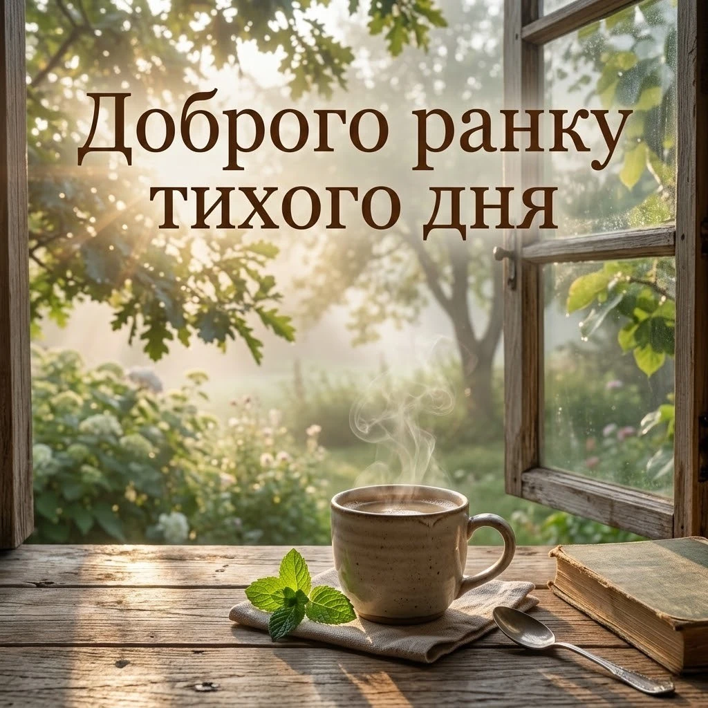 Доброго ранку та тихого дня з найкращими картинками та душевними листівками для гарного настрою
