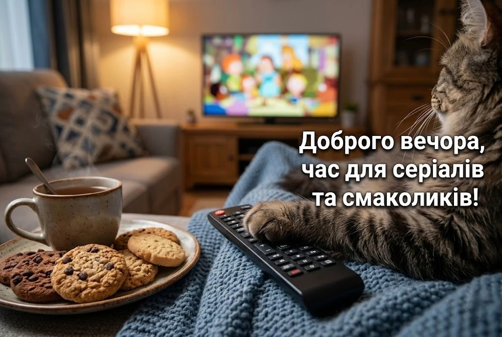 Доброго вечора: добірка душевних листівок для затишного відпочинку