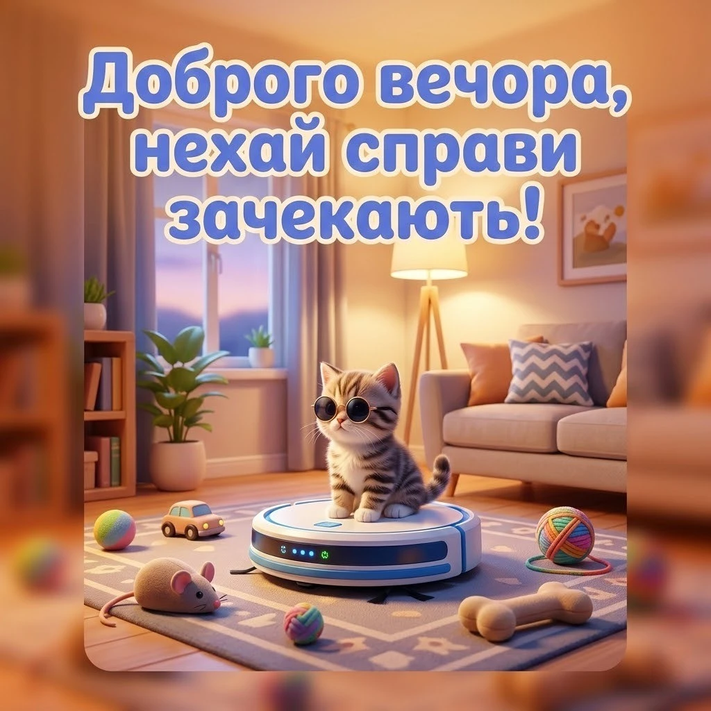 Доброго вечора: добірка душевних листівок для затишного відпочинку