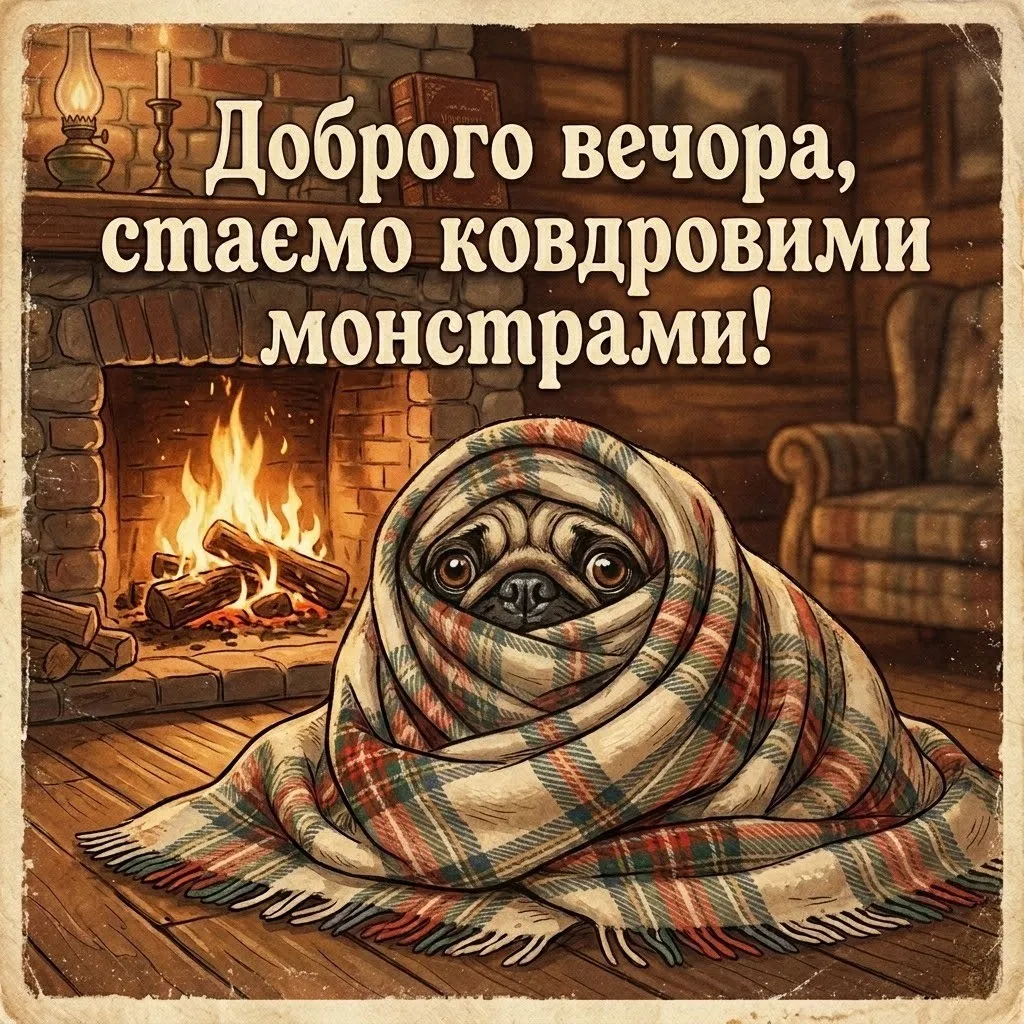 Доброго вечора: добірка душевних листівок для затишного відпочинку