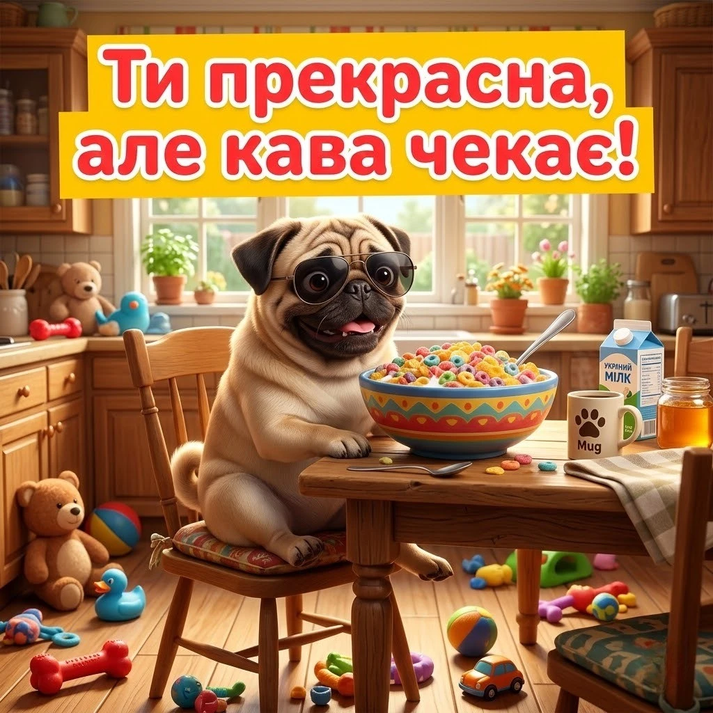 Доброго ранку, кохана: прикольні картинки та кумедні побажання для найкращого початку дня