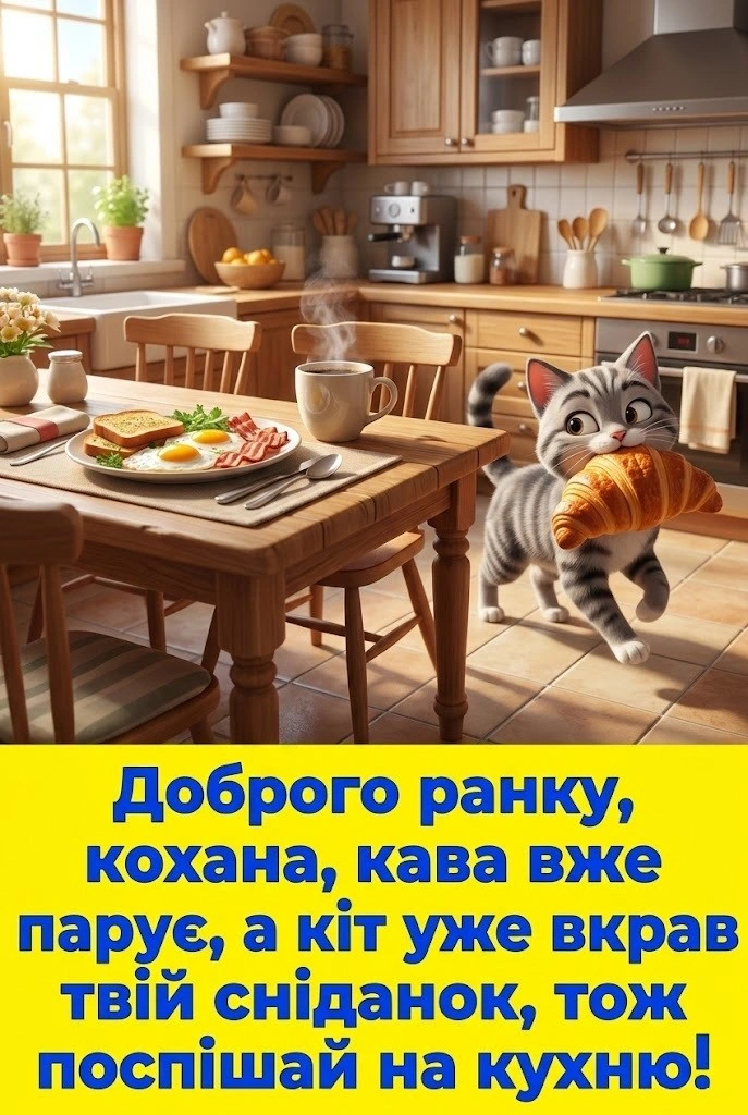 Доброго ранку, кохана: прикольні картинки та кумедні побажання для найкращого початку дня