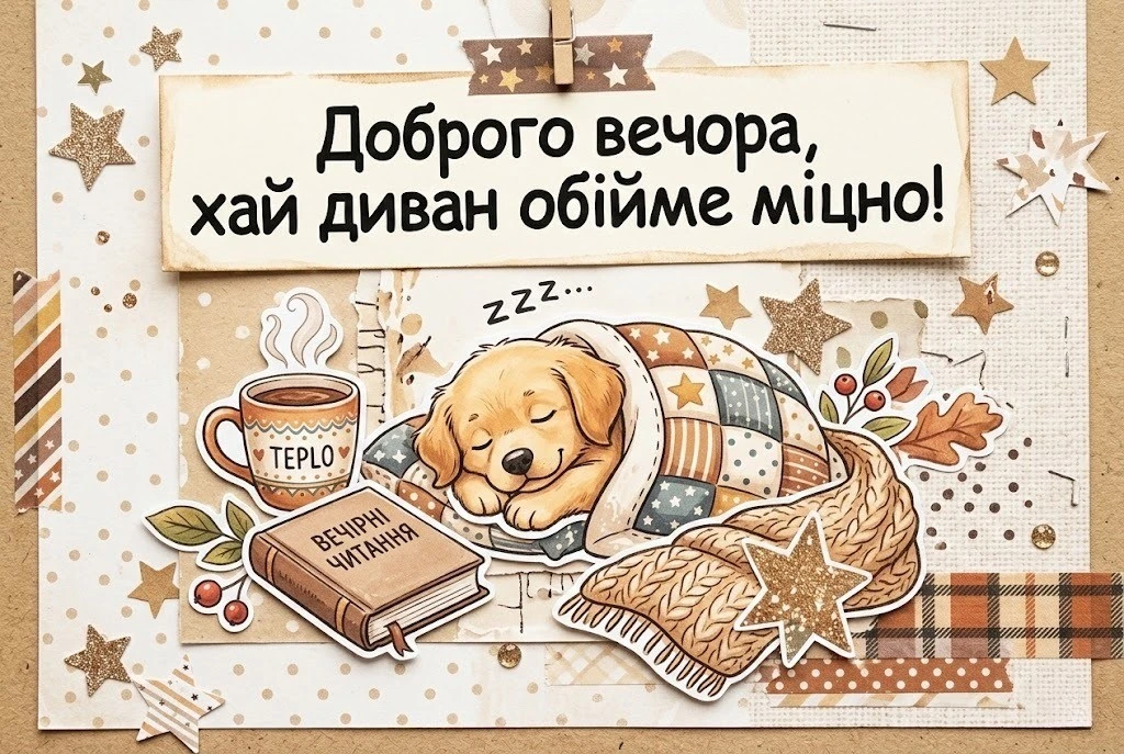 Доброго вечора та мирної ночі: найкращі картинки та душевні листівки для затишку