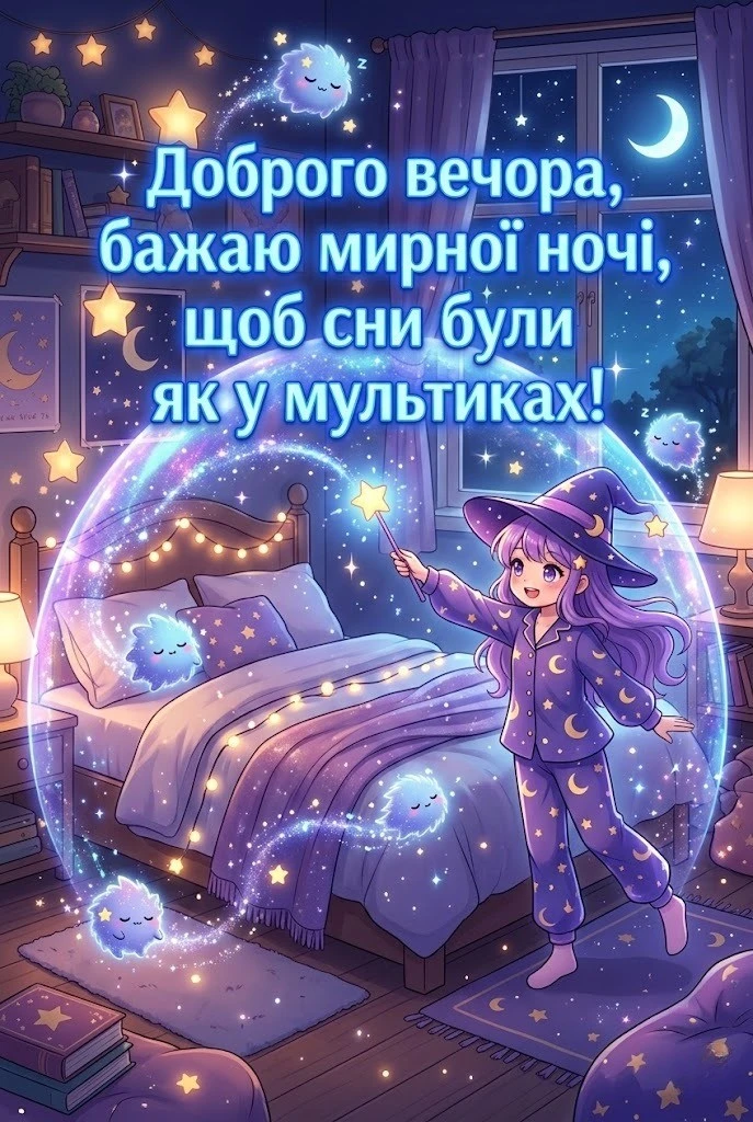 Доброго вечора та мирної ночі: найкращі картинки та душевні листівки для затишку