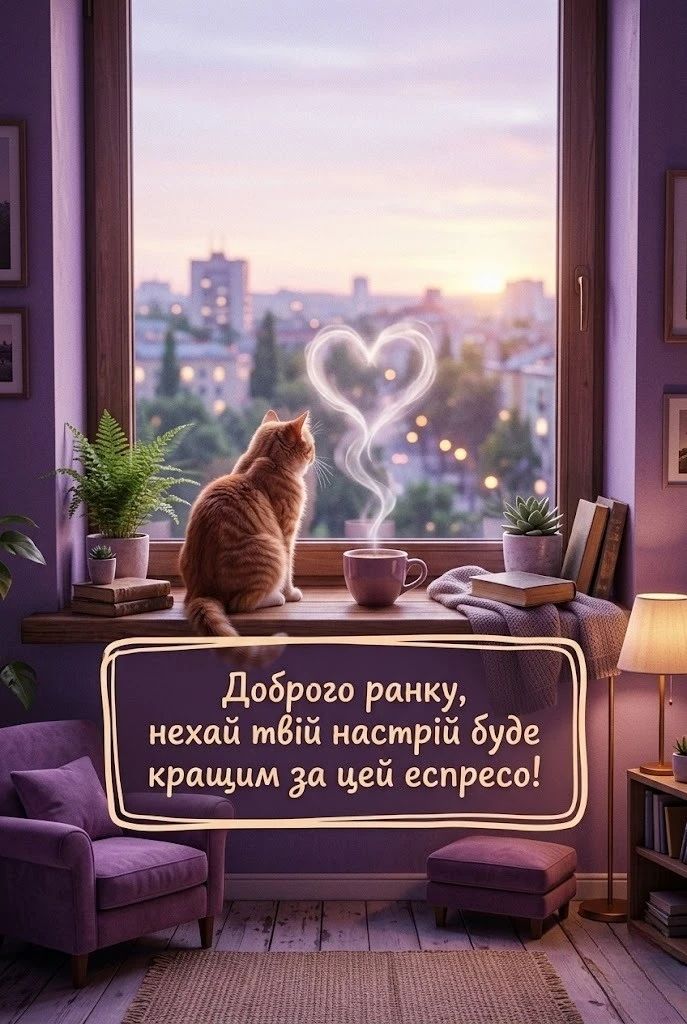 Доброго ранку та гарного настрою: душевні побажання та яскраві листівки для позитивного дня