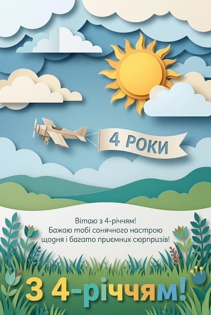 Магічне свято: як привітати похресницю з її четвертим днем народження
