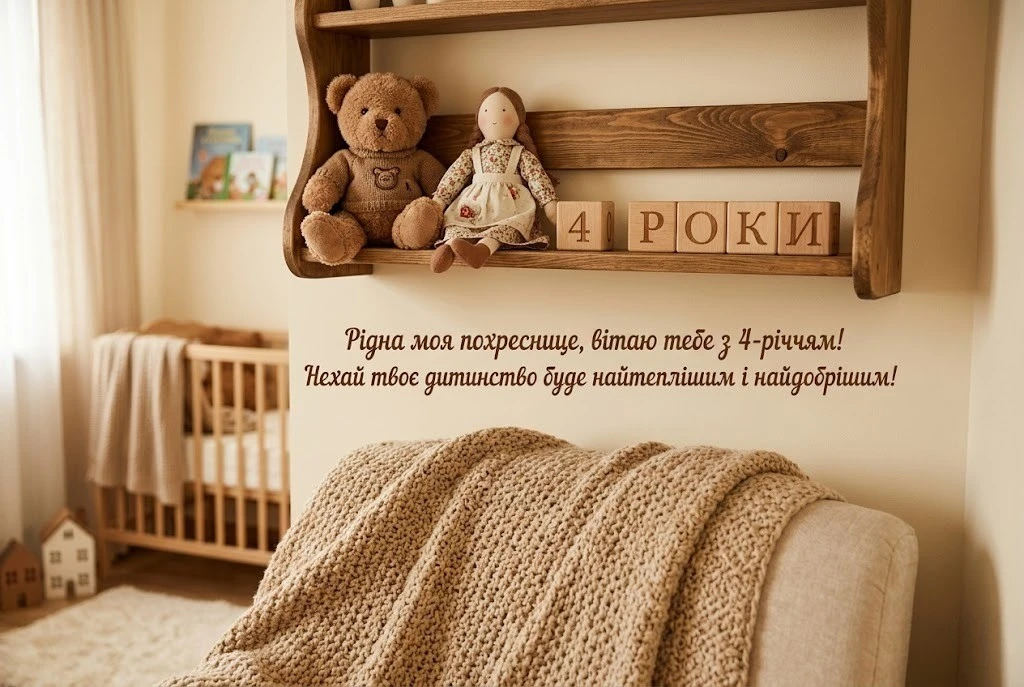 Магічне свято: як привітати похресницю з її четвертим днем народження