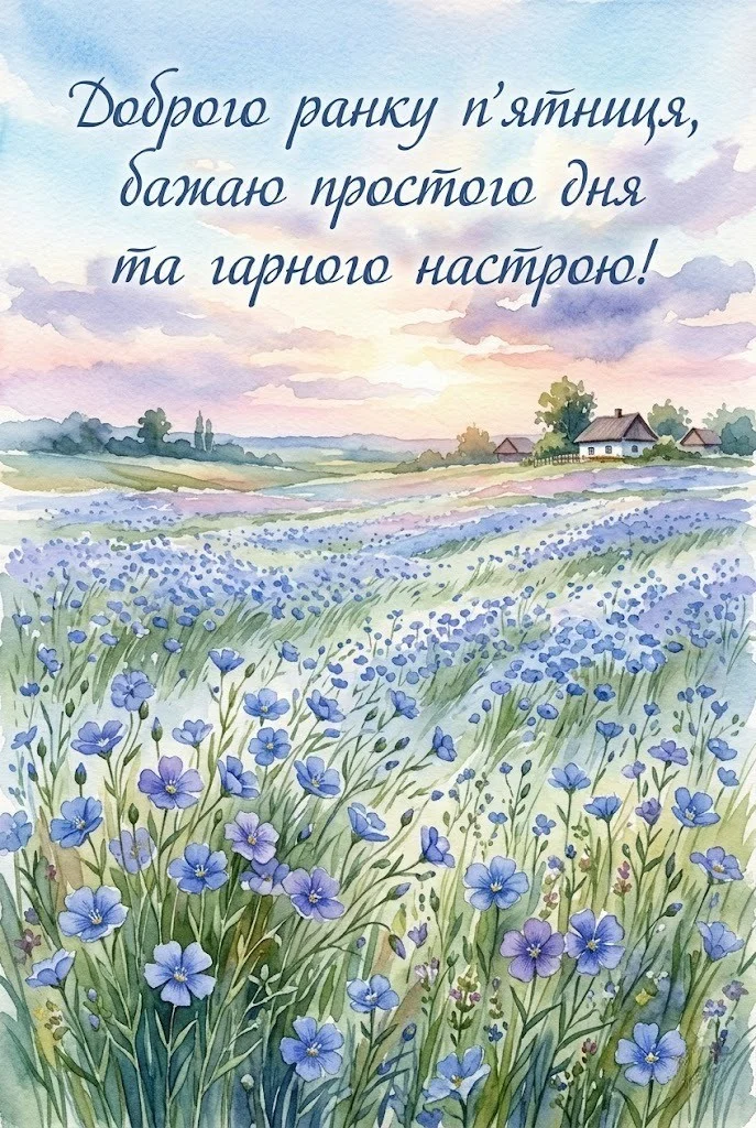 Доброго ранку п’ятниця: душевні побажання та красиві картинки для гарного настрою