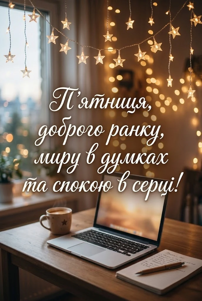 Доброго ранку п’ятниця: душевні побажання та красиві картинки для гарного настрою