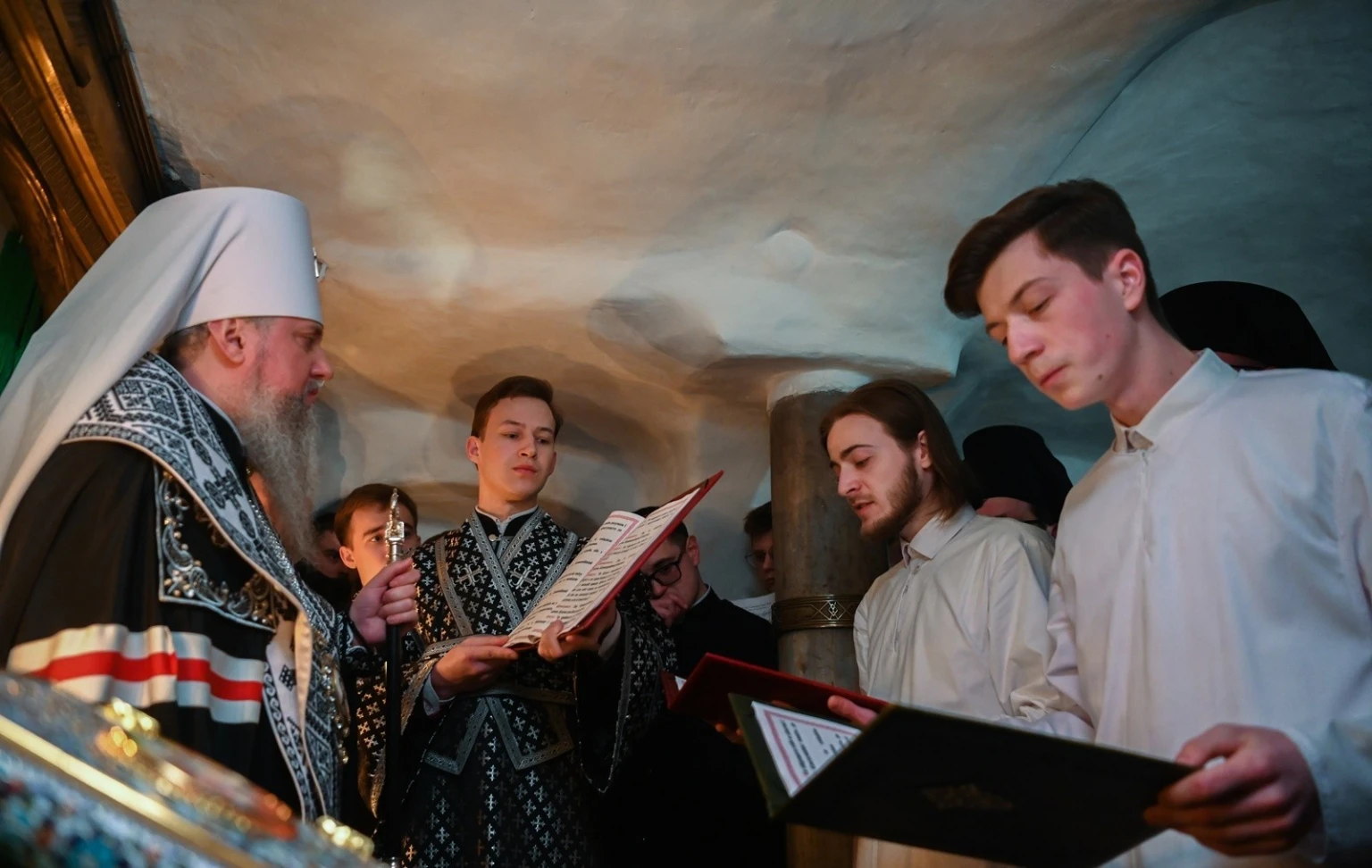 Історична подія у печерах Лаври: Епіфаній провів перший чернечий постриг