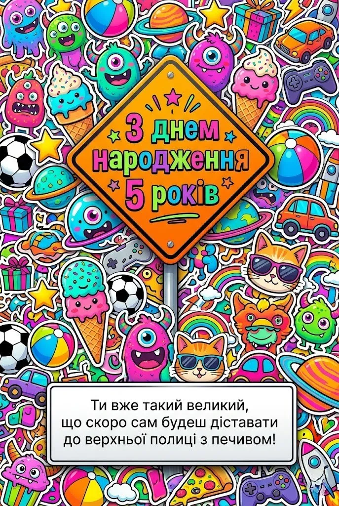 5 років хрещенику: зворушливі вітання у віршах та прозі