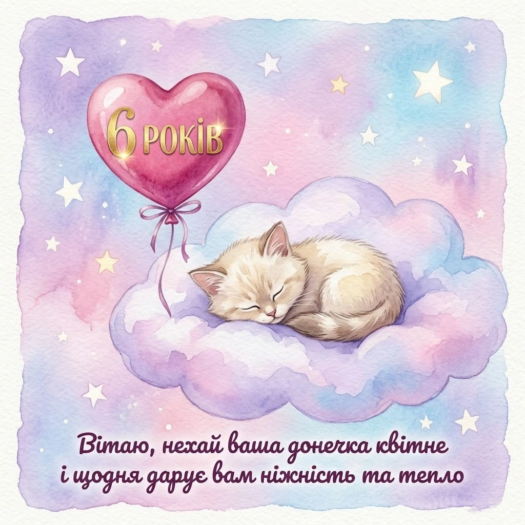 6 років малечі: зворушливі слова підтримки та вітання для батьків