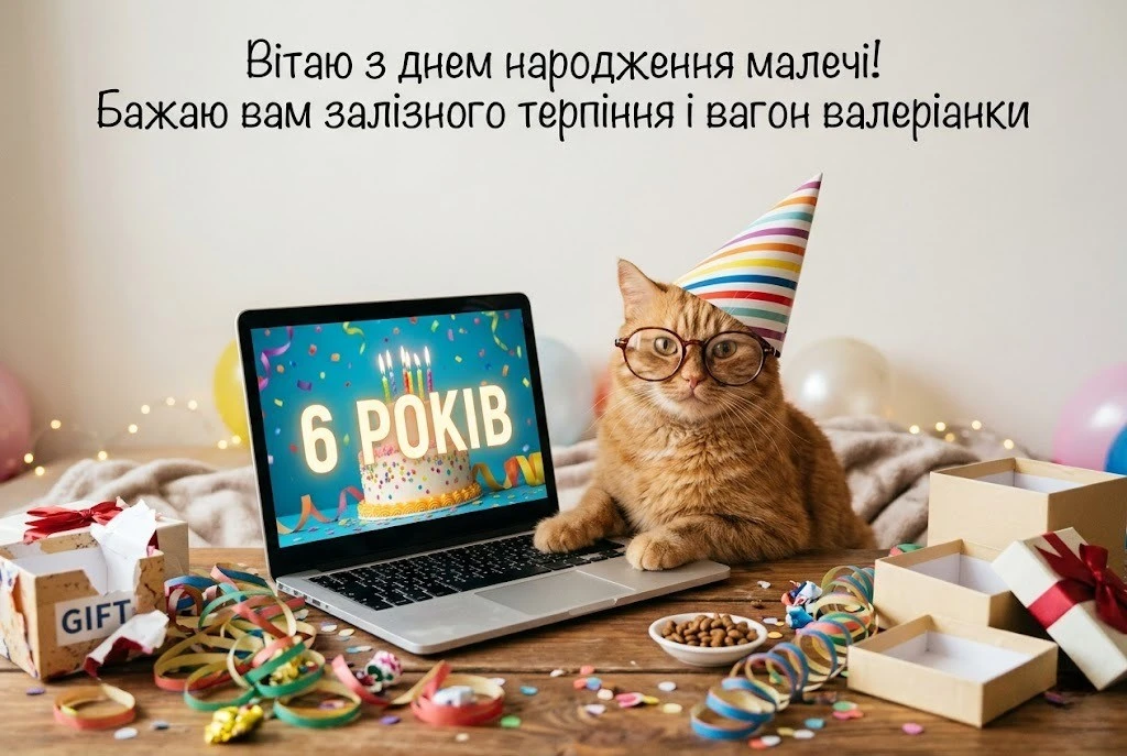 6 років малечі: зворушливі слова підтримки та вітання для батьків