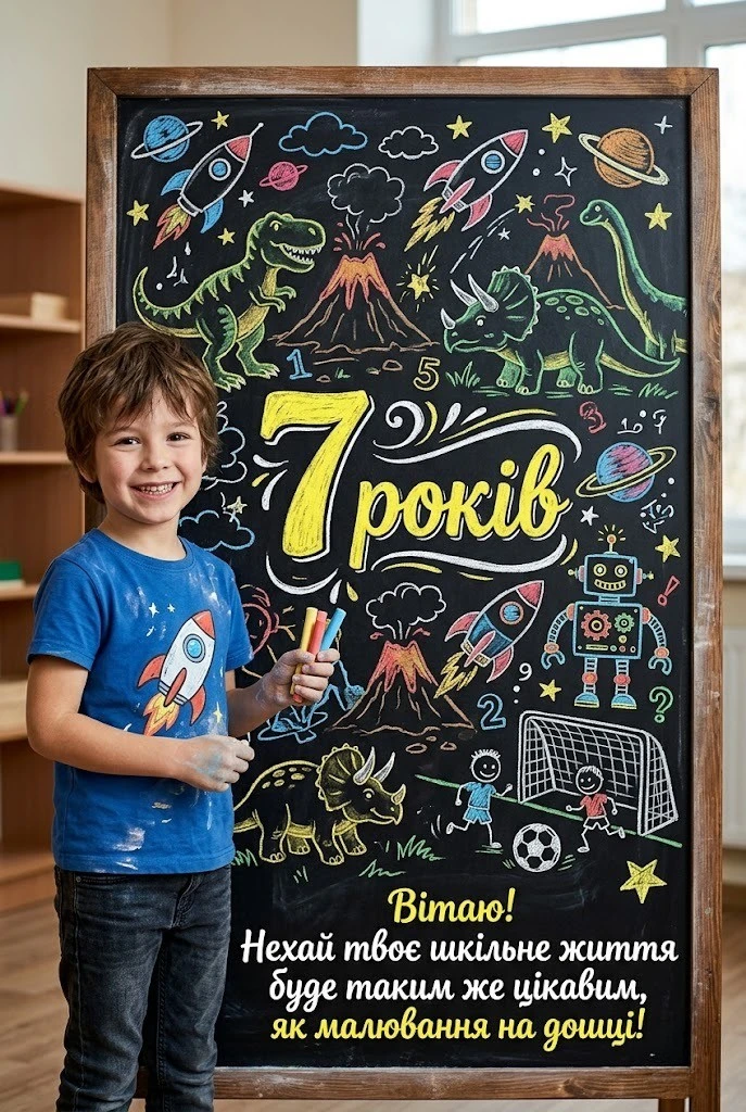 Найкращі слова на день народження для хлопчика 7 років