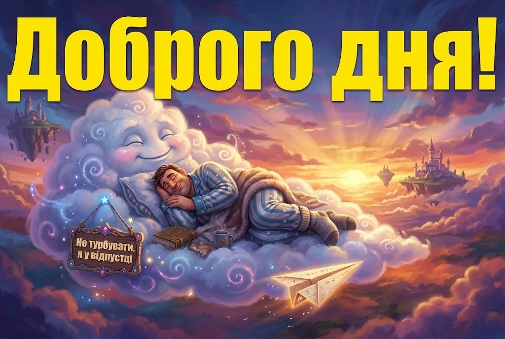 Доброго мирного дня українською: душевні побажання та прикольні листівки для гарного настрою