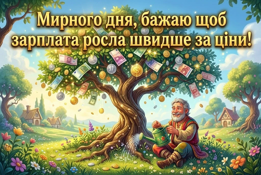 Доброго мирного дня українською: душевні побажання та прикольні листівки для гарного настрою