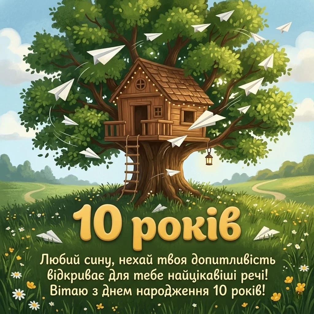10 років нашому герою: оригінальні привітання для сина з першим ювілеєм